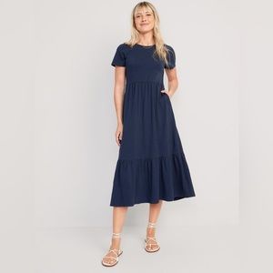 Old Navy Short Sleeve Midi Dress